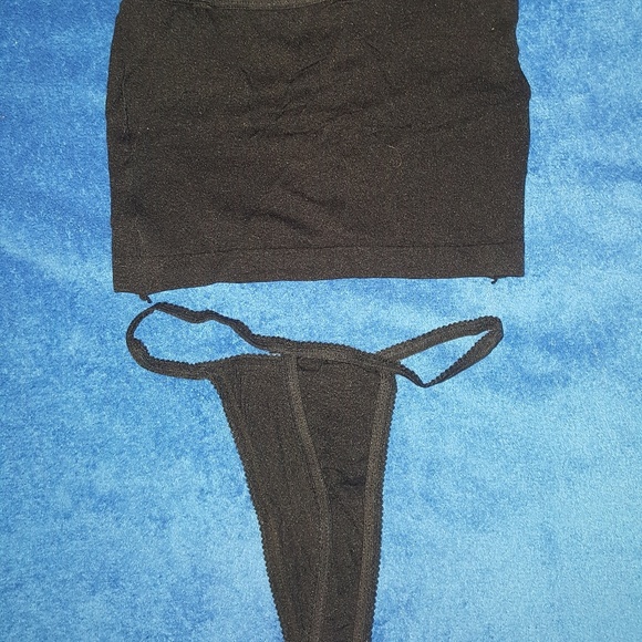 Flame Print Camisole with Matching Thong Lot 5096 - Picture 4 of 8